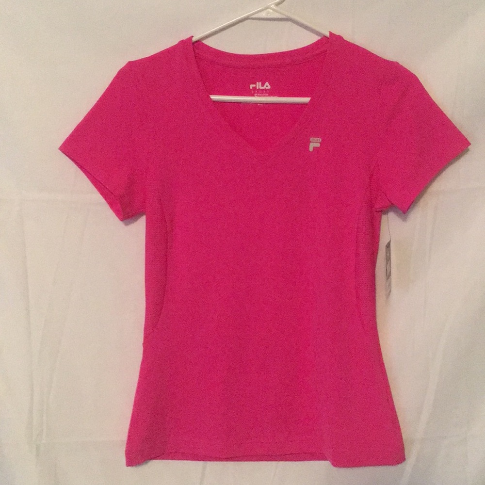 Fila Active Womens Shirt Pink Size Small